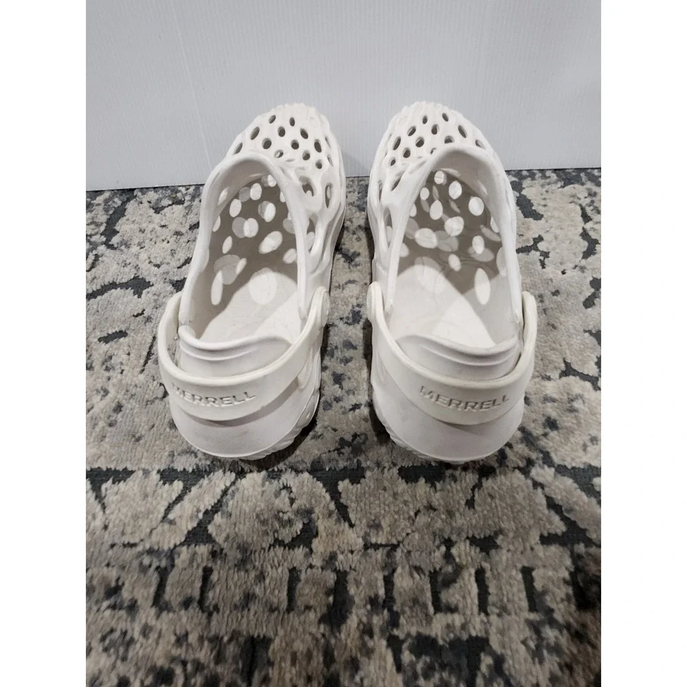 Merrell Hydro Moc White Mens Size 8 Womens 9 Water Shoes Clogs Slip On J003738